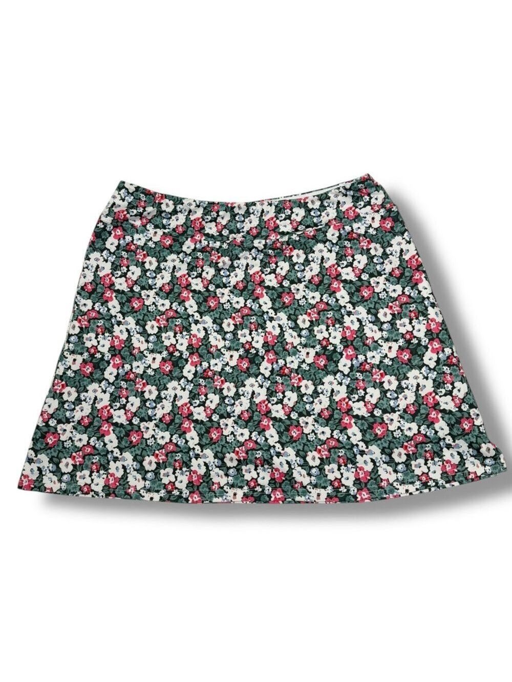 Oyamiki Women’s Active Athletic Skort Red Green Floral Size Large